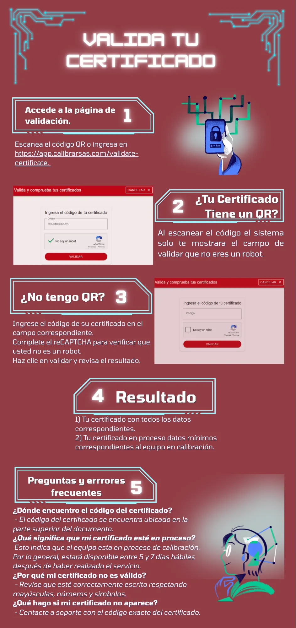 Paso a paso para validar un certificado de calibración